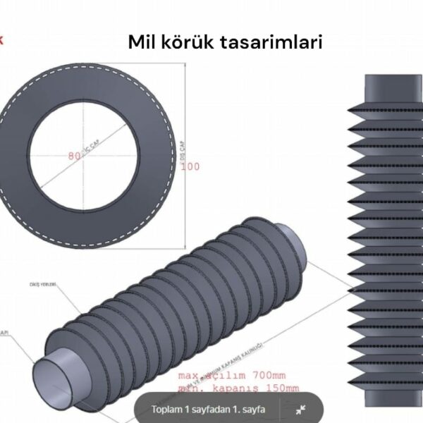 mil korukleri 4 - Mega Körük - Endüstriyel Makina Koruma Sistemleri - Özel Körük Üretim İzmir, Türkiye